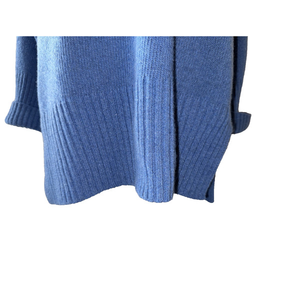 Nobili Vanessa Blue Recycled Cashmere Sweater In GRAFFITE Size L - Picture 5 of 13